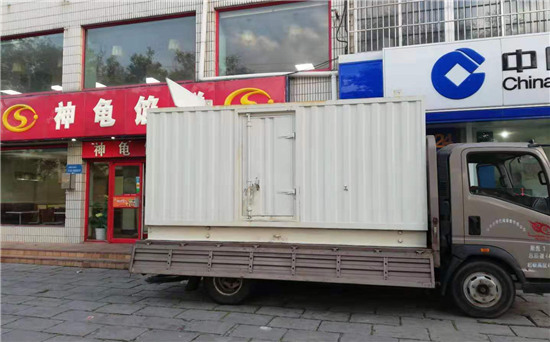 玉林出租发电机施工案例